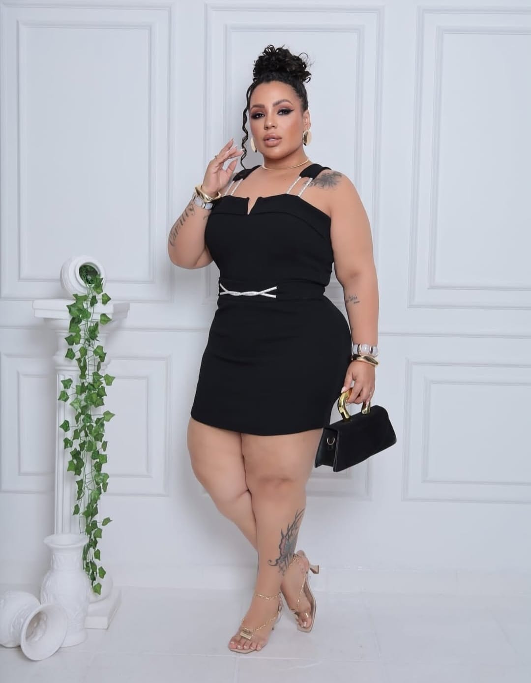 CONJUNTO SHORTSAIA MARINA PRETO - Imagem 3