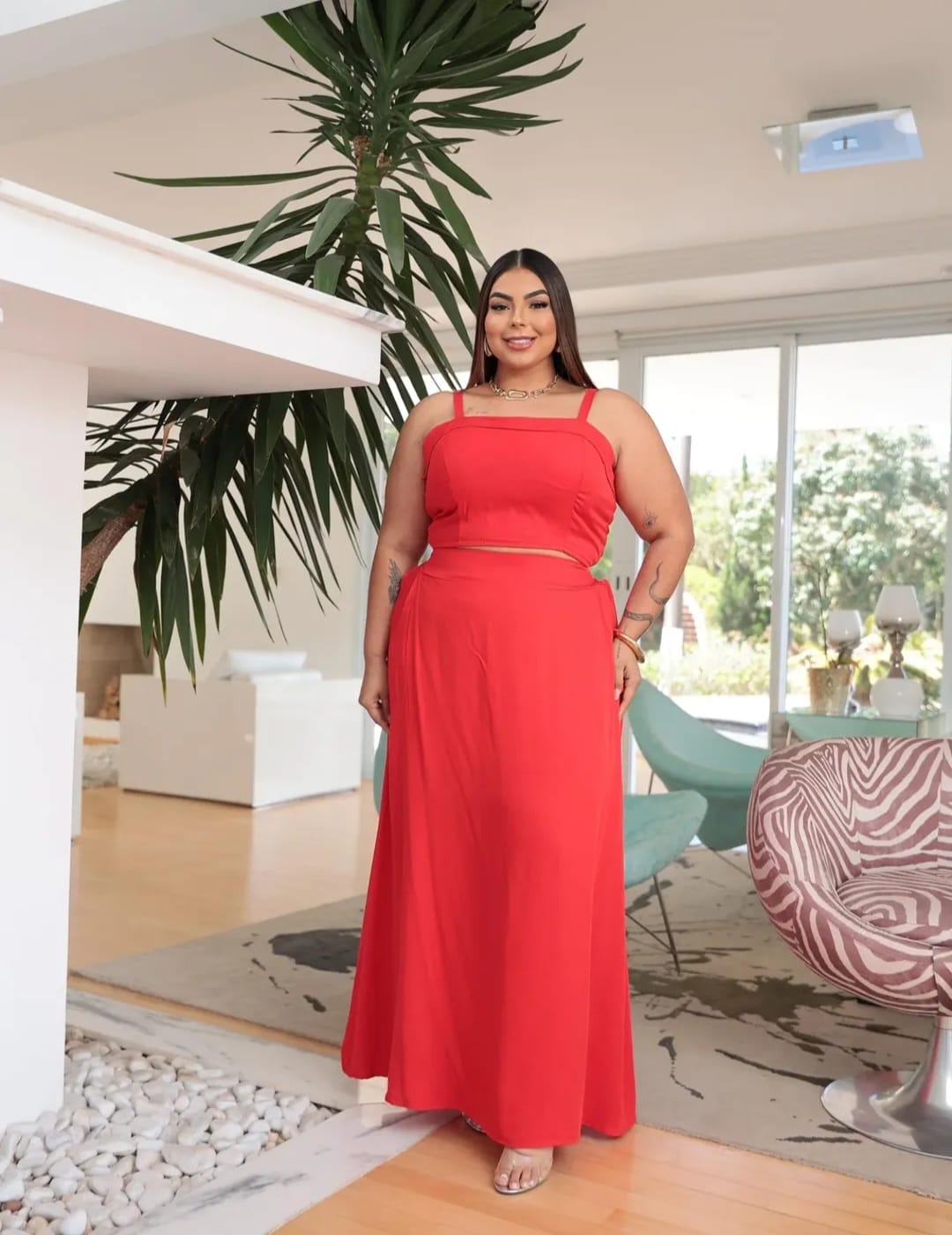 VESTIDO MARINA LISO