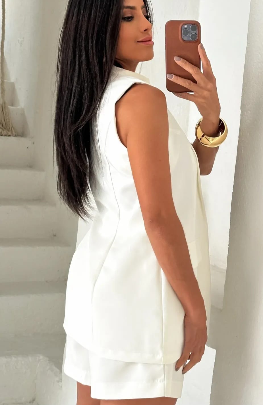 CONJUNTO COLETE BRANCO - Imagem 3